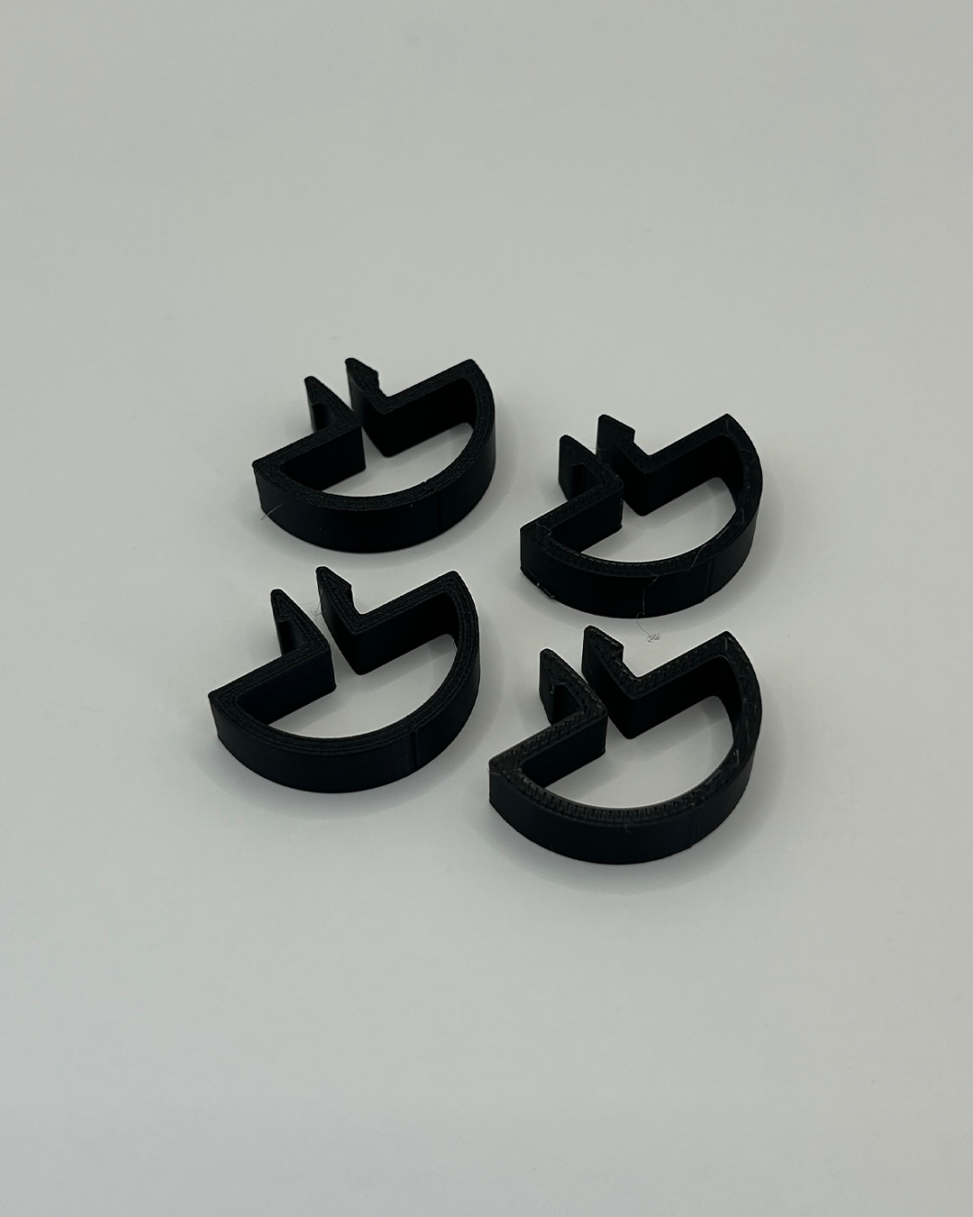 6x Sim Rig Cable Management Clamps